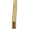 Ekena Millwork 3-inch W x 16-inch D x 22-inch H Geneva Rough Cedar Woodgrain TimberThane Knee Brace, Primed BRCUR03X16X22GNVRCPR - alternate 2